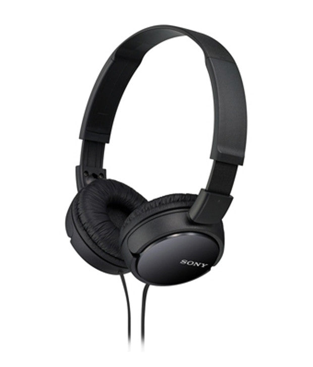 Sony MDR-ZX110 On Ear Wired Headphones Without Mic Black